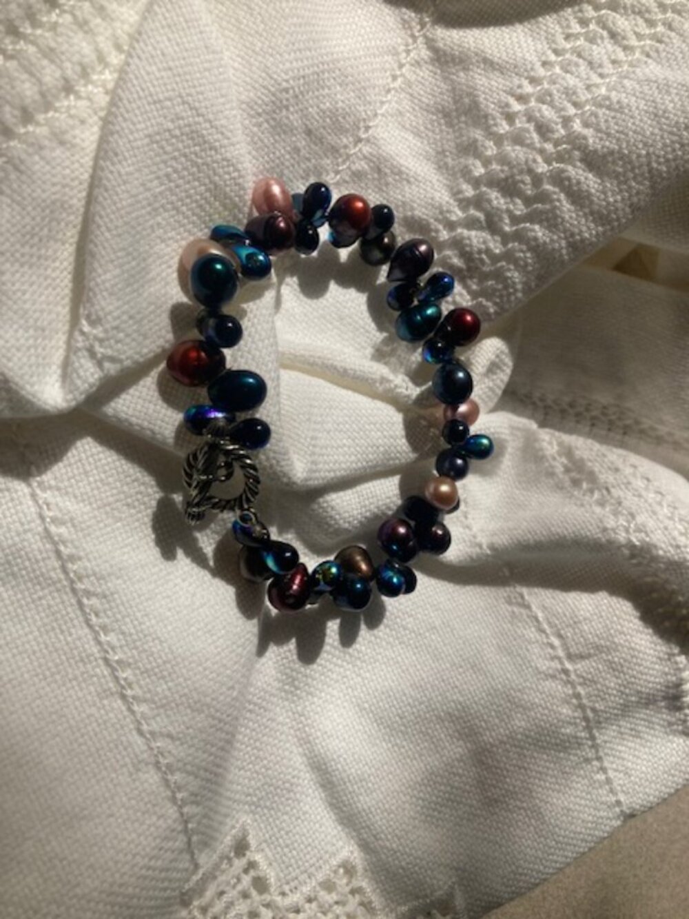 Colorful Metalic Beaded Bracelet